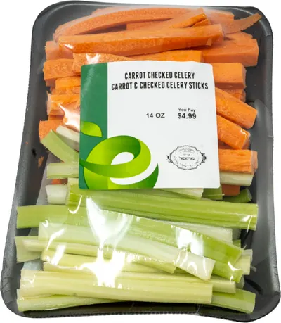 Carrot & Checked Celery Sticks