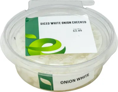 White Onion Checked Diced