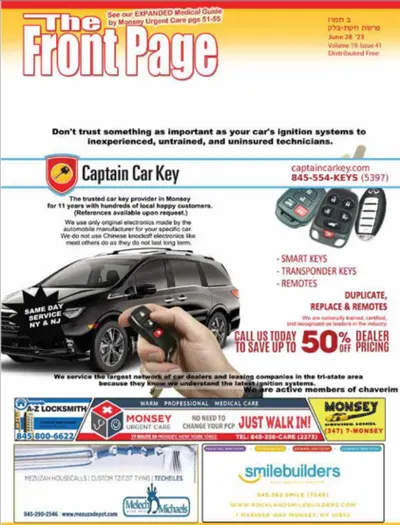 The Front Page Monsey Magazine