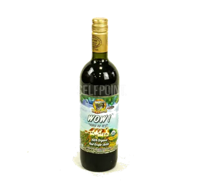 100% Organic Red Grape Juice