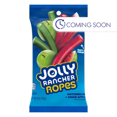 Ropes Watermelon + Green Apple Candy