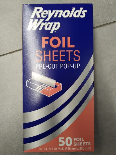 Wrappers Pre-Cut Foil Sheets