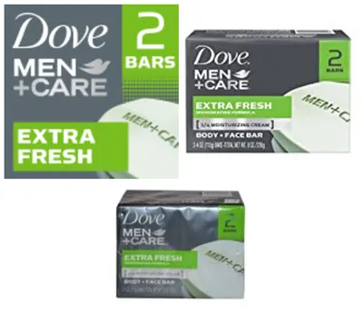 Men + Care Extra Fresh Body & Face Bar 2 ct