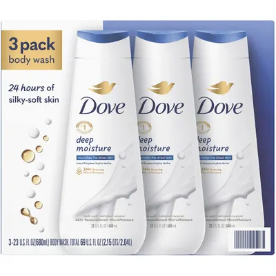 Body Wash Deep Moisture 3-Pk