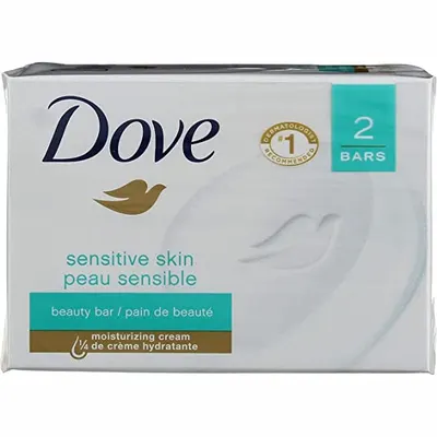 Sensitive Skin Moisturizing Cream Beauty Bar 2 ct