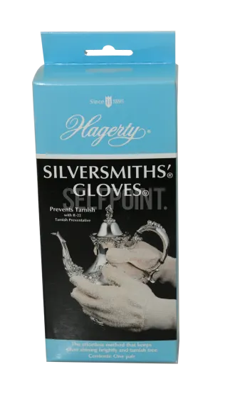 Silver Polish Gloves