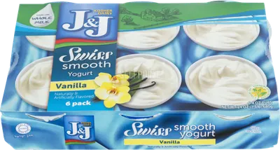 Swiss Smooth Vanilla Flavored Yogurt 6 pk