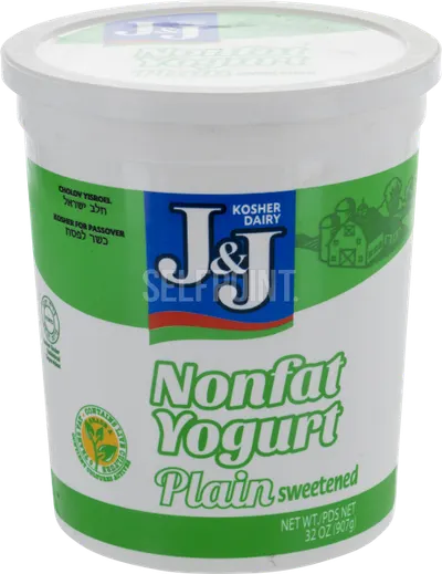 Non Fat Plain Yogurt Sweetened