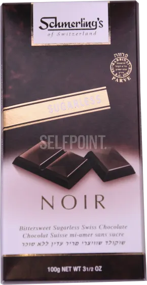 Noir Bittersweet Sugarless Chocolate