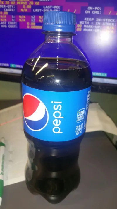 Pepsi-Cola Soda Bottle