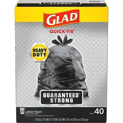 30 Gallon Trash Bags 40 ct