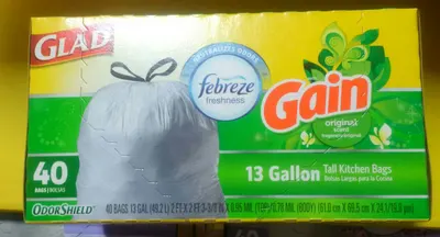 Tall Kitchen 13 Gallon Drawstring Bags 40 ct