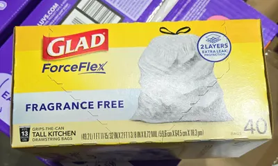 Forceflex Tall Kitchen Drawstring Bags 40 ct