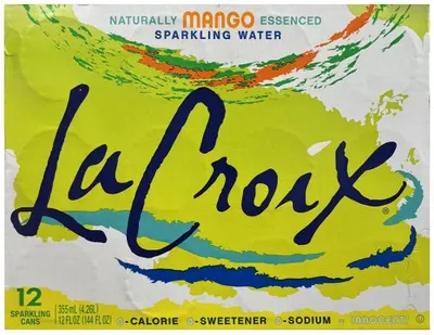 Sparkling Water Mango 12 pk