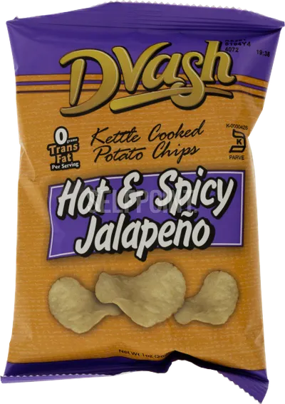 Kettle Cooked Potato Chips Hot & Spicy Jalapeno