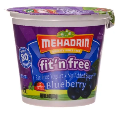 Fit'n Free No Added Sugar Blueberry Yogurt