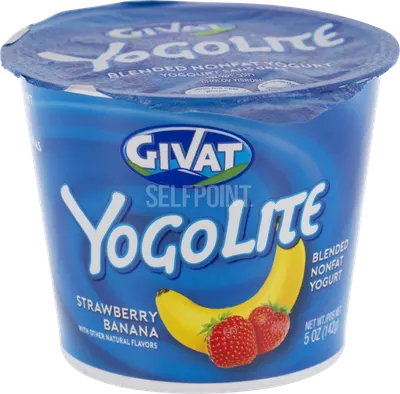 YoGolite Non Fat Strawberry Banana Yogurt
