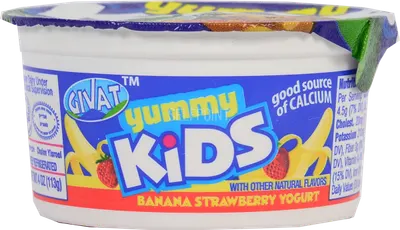 Yummy Kids Banana Stawberry Yogurt