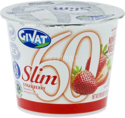 Slim 60 Strawberry Flavored Yogurt