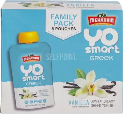 Yo Smart Vanilla Greek Yogurt 6 pk