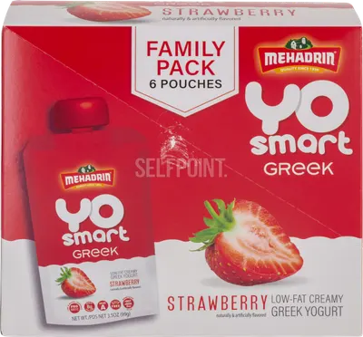 Yo Smart Greek Strawberry Pouch
