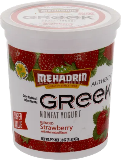 Greek Non Fat Yogurt Strawberry