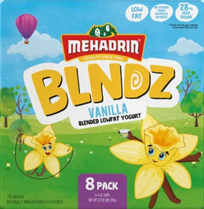 Vanilla Blended Low Fat Yogurt Cups 8 pk