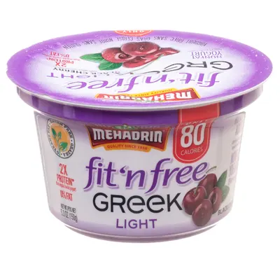 Greek Light Fit 'n Free Black Cherry Yogurt