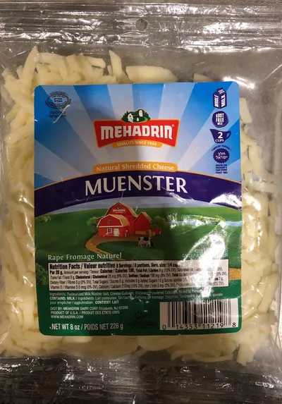 Shredded Muenster Cheese