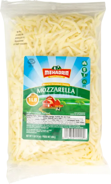 Natural Mozzarella Shredded Cheese
