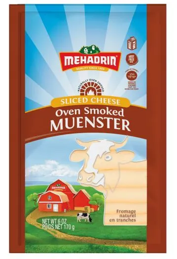 Oven Smoked Sliced Muenster Cheese