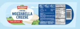 Fresh Mozzarella Pre-Sliced Cheese