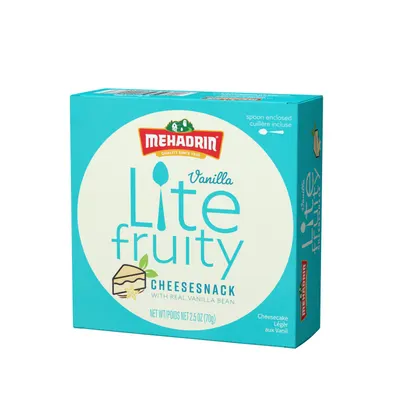 Mehadrin Lite Vanilla Cheese Snack