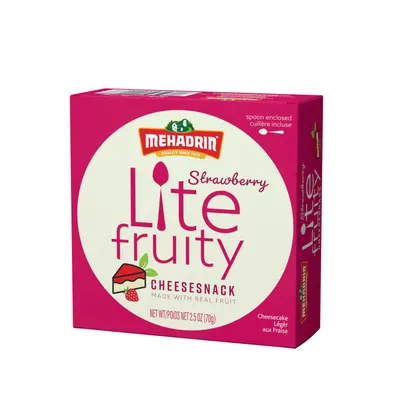 Lite Fruity Strawberry Cheesecake