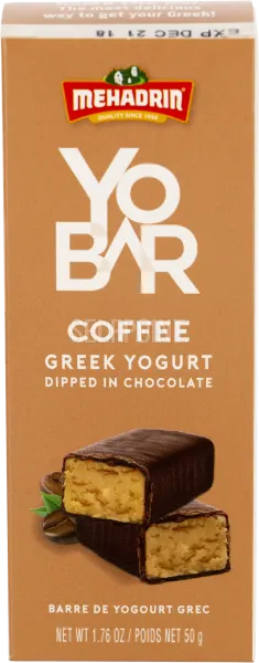 Coffee Greek Yogurt Dipped in Chocolate