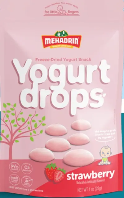 Strawberry Yogurt Drop Snack