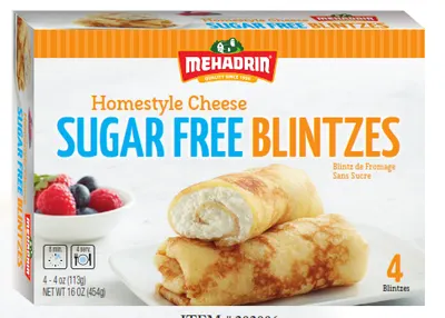 Sugar Free Cheese Blintzes 4 ct