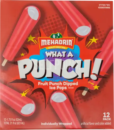 Fruit Punch Dipped Ice Pops 12 ct