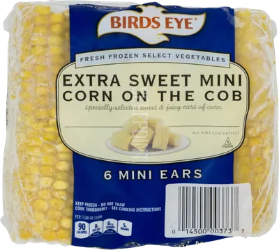 Sweet Mini Corn On The Cob 6 ct
