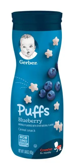 Grain & Grow Blueberry Flavor Puffs Snack