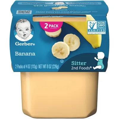 Baby Food 2Nd Xx Banana 2 Pk