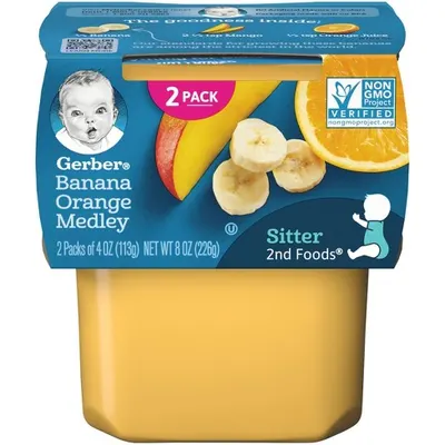 Baby Food 2Nd Banana Orange Medley 2 Pk