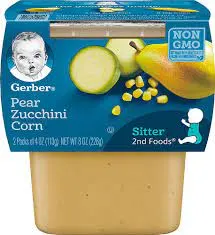 Baby Food 2Nd Pear Zucchini Corn