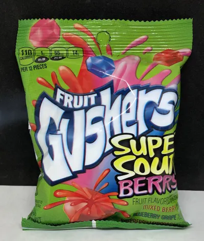 Fruit Gushers Super Sour Berry 12 pcs