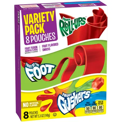 Variety Pack Fruit Flavored Snacks 8 pk
