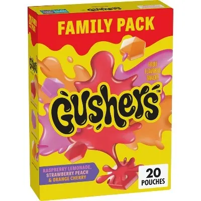Fruit Flavor Snacks Family Pack Pouches 20 ct