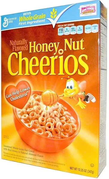 Honey Nut Cheerios Whole Grain Oat Cereal