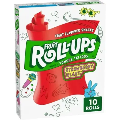 Fruit Roll-Ups Strawberry Sensations 10 ct