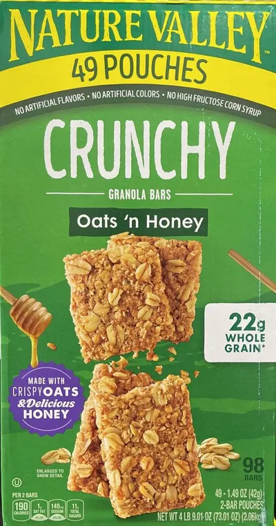Crunchy Oats And Honey Granola Bar