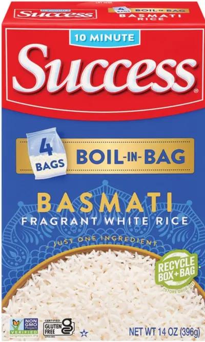 Success® Boil-in-bag Basmati White Rice 4 Ct.